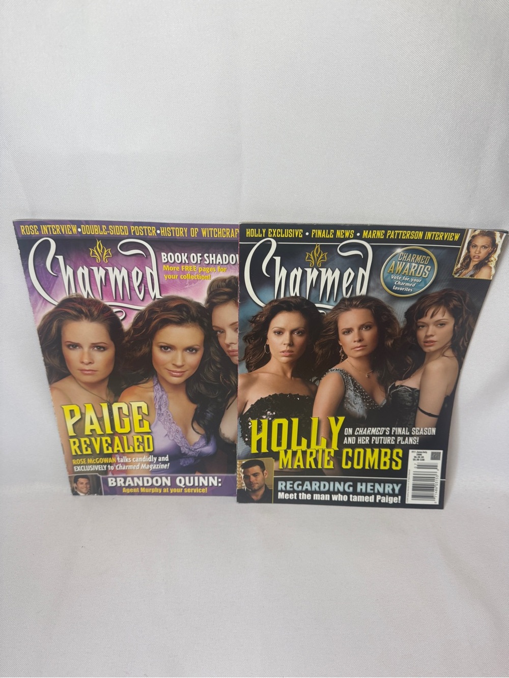 Lot of 2 Charmed Magazine Issues #10 & #11 2006 Paige Revealed Final Season